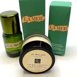 Brand New La Mer Travel well sized products in high demand w/Jo Malone bonus